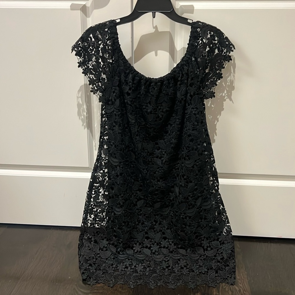 Ralph Lauren Black Lace Dress